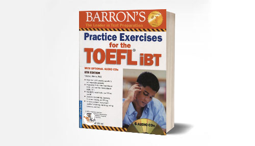 دانلود مجموعه کامل کتاب Barron's Practice Exercises For The TOEFL به همراه فایل صوتی 6 سی دی